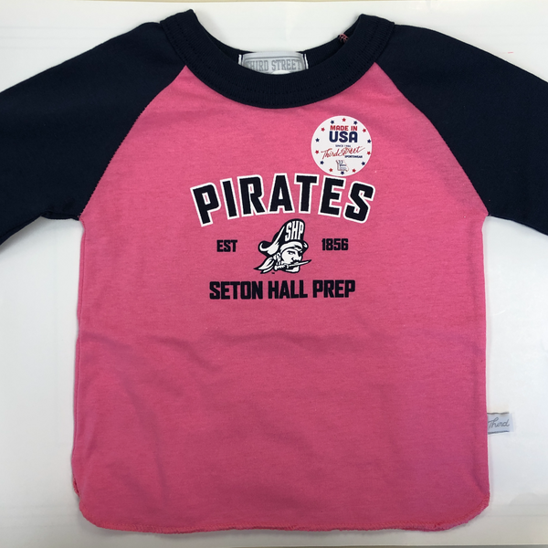 New Raglan T-Shirts Pink – Seton Hall Prep Official Online Store