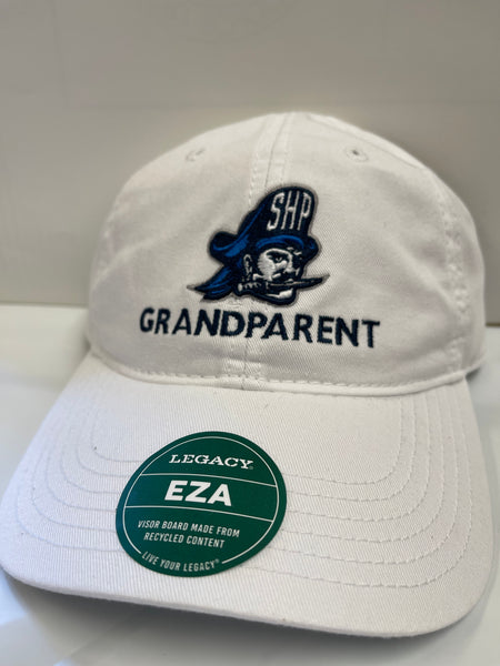 New  White Seton Hall prep Grandparent hat