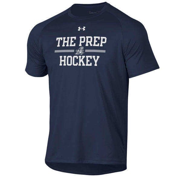 UA Navy Short sleeve Hockey Tech tee