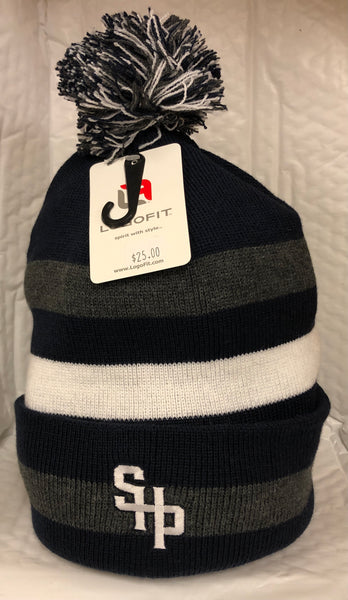 Winter knit hat w/pom pom                 New