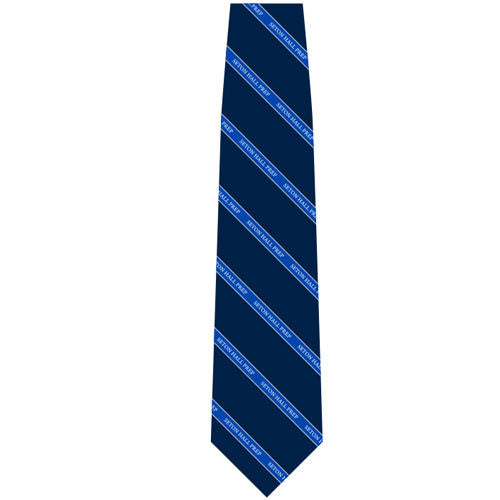 Seton Hall Prep Navy/Royal Striped Tie