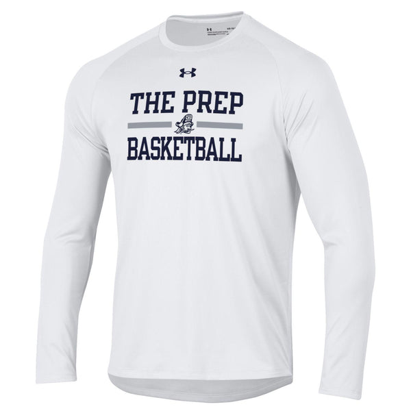 New Under Armour Tech T Long Sleeve White  Basketball